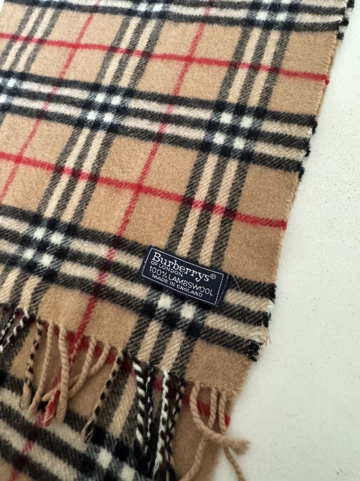Burberry Burberry Muffler Scarf Nova Check Pattern Wool Casual Hype Size ONE SIZE - 3 Thumbnail