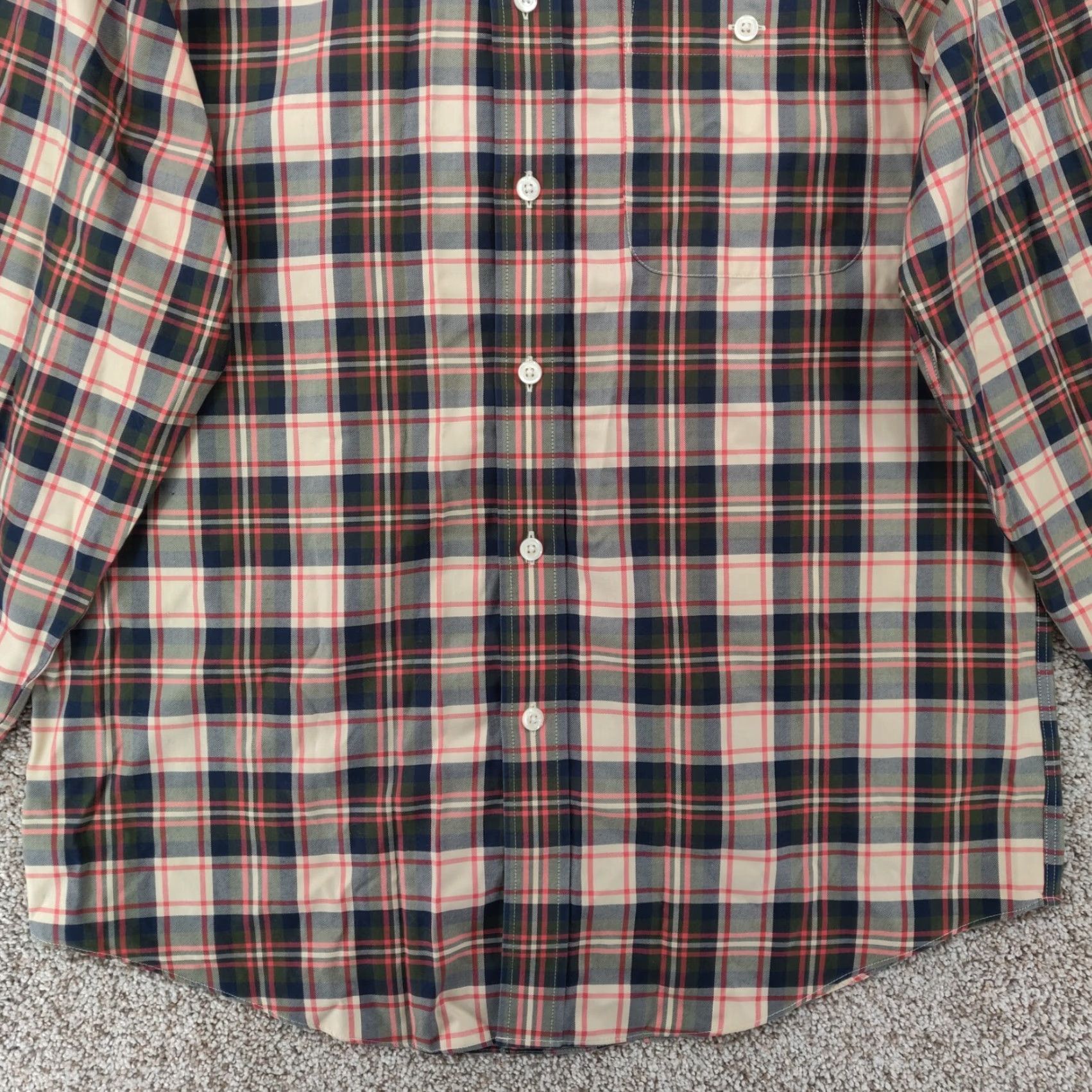 Orvis Orvis Shirt Mens M Plaid Long Sleeve Regular Fit Button-Up Pocket Casual Outdoor Size US M / EU 48-50 / 2 - 5 Thumbnail