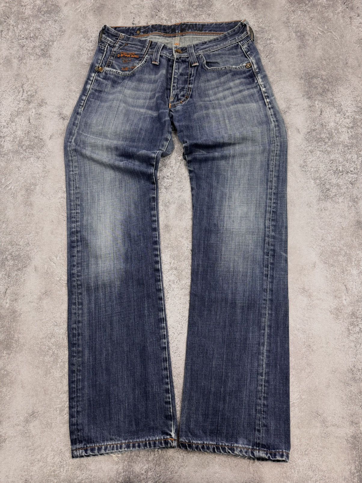 G-Star G-Star Raw Men Cotton Denim Jeans Blue Vintage Size W30 Size US 30 / EU 46 - 5 Thumbnail