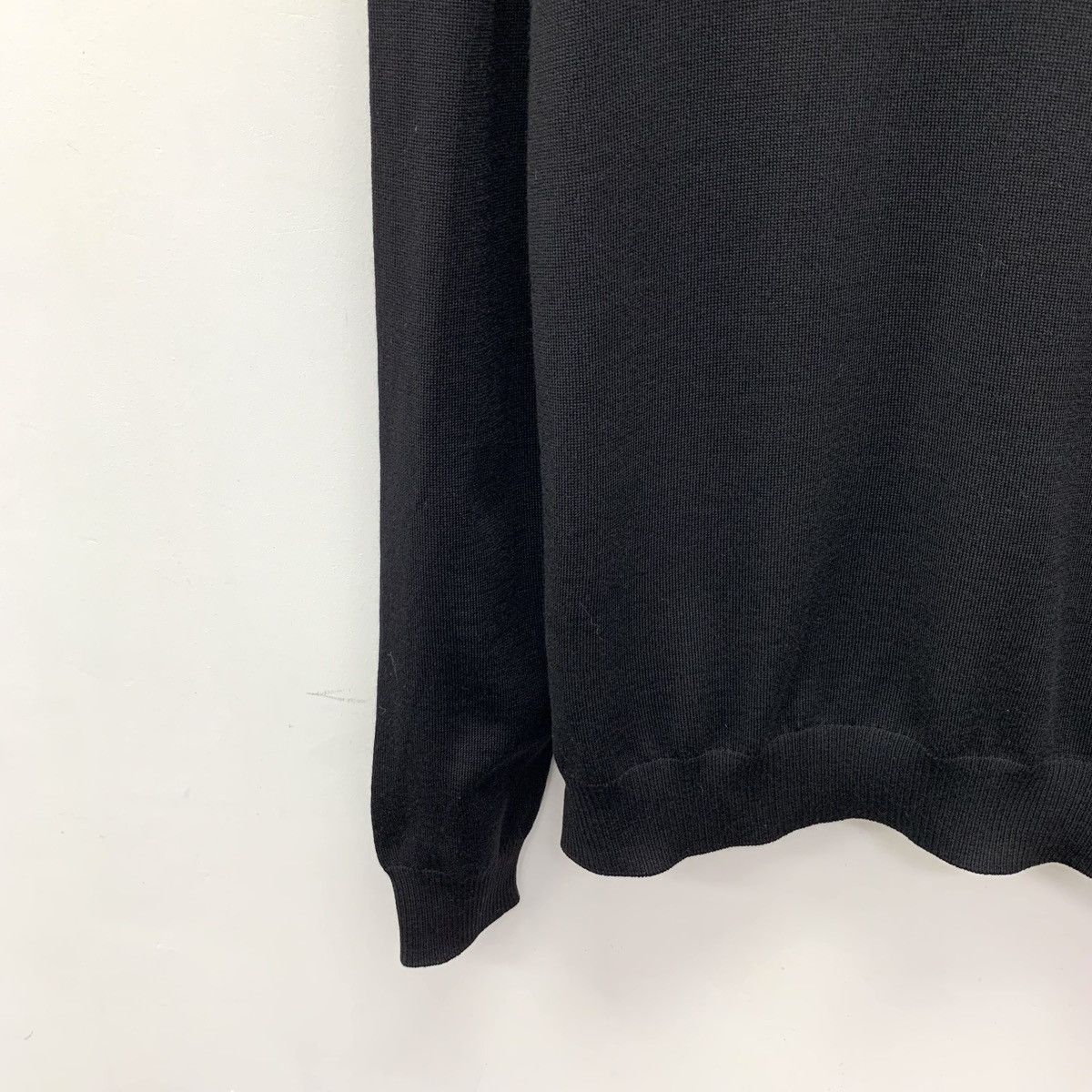Fendi Fendi Black Double F Logo Long Sleeve Knit Sweater K26WX Size US L / EU 52-54 / 3 - 4 Thumbnail