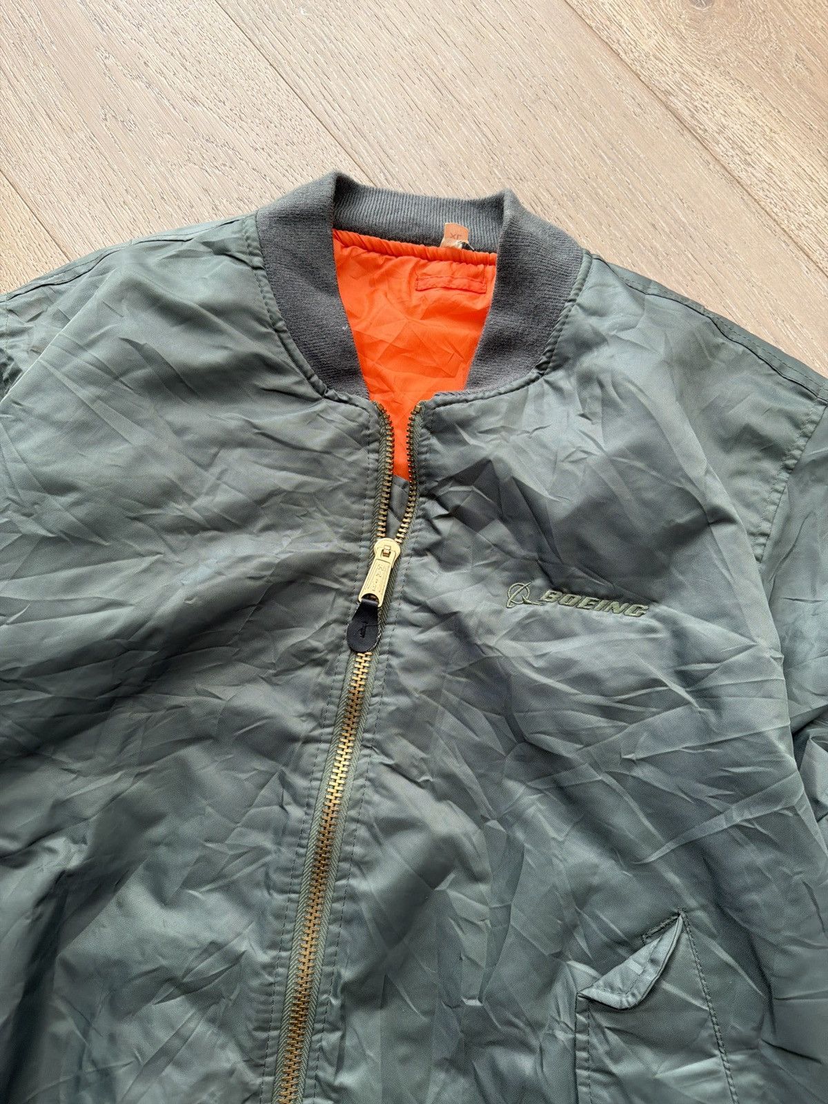 Rothco Vintage Rothco Boeing Pilots MA-1 Flight Jacket Size US XL / EU 56 / 4 - 2 Thumbnail