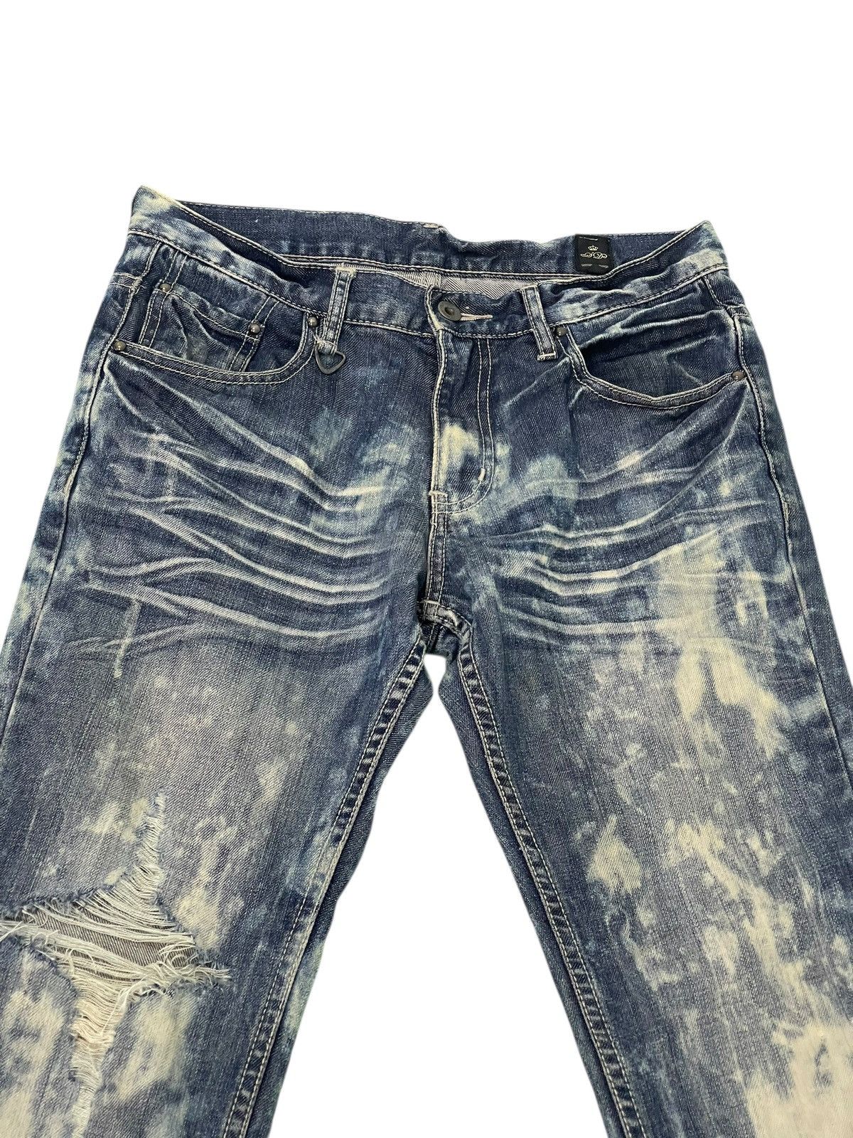 Japanese Brand Slim Jeans Semantic Design Washed goa amiri cdg dior 3🟦1 Size US 30 / EU 46 - 6 Thumbnail
