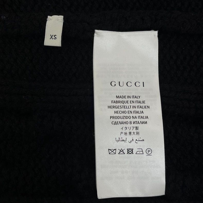 Gucci Gucci Black classic red and green contrast wool sweater 250 Size US XS / EU 42 / 0 - 6 Thumbnail