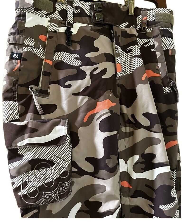 686 686 InfiDry Ski Pants Camo Michael Kirawest Women’s Multi P Size 28" / US 6 / IT 42 - 2 Thumbnail