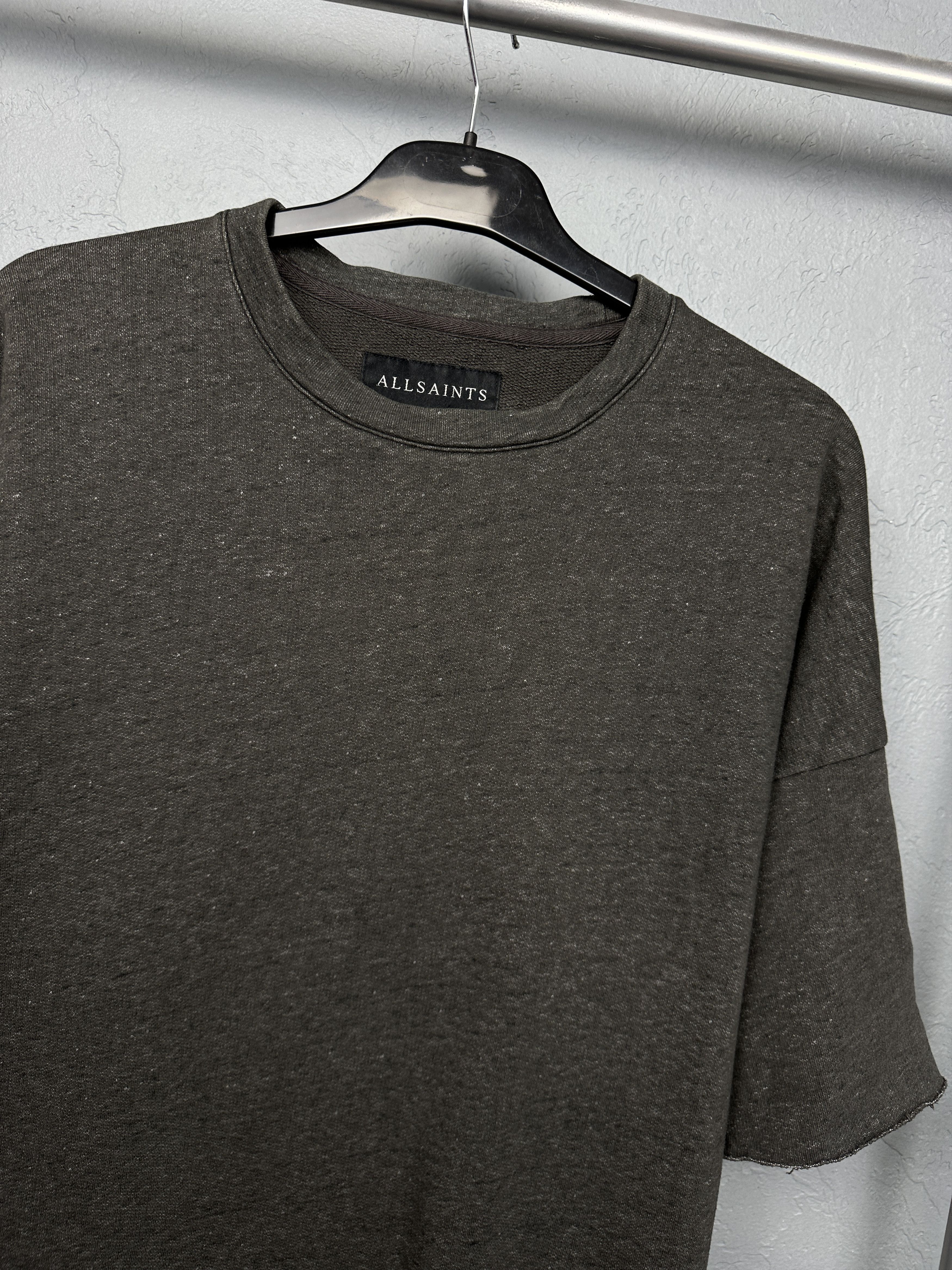 Allsaints Allsaints Mens Etra Short Sleeve Crew Neck Sweatshirt Size US S / EU 44-46 / 1 - 2 Thumbnail