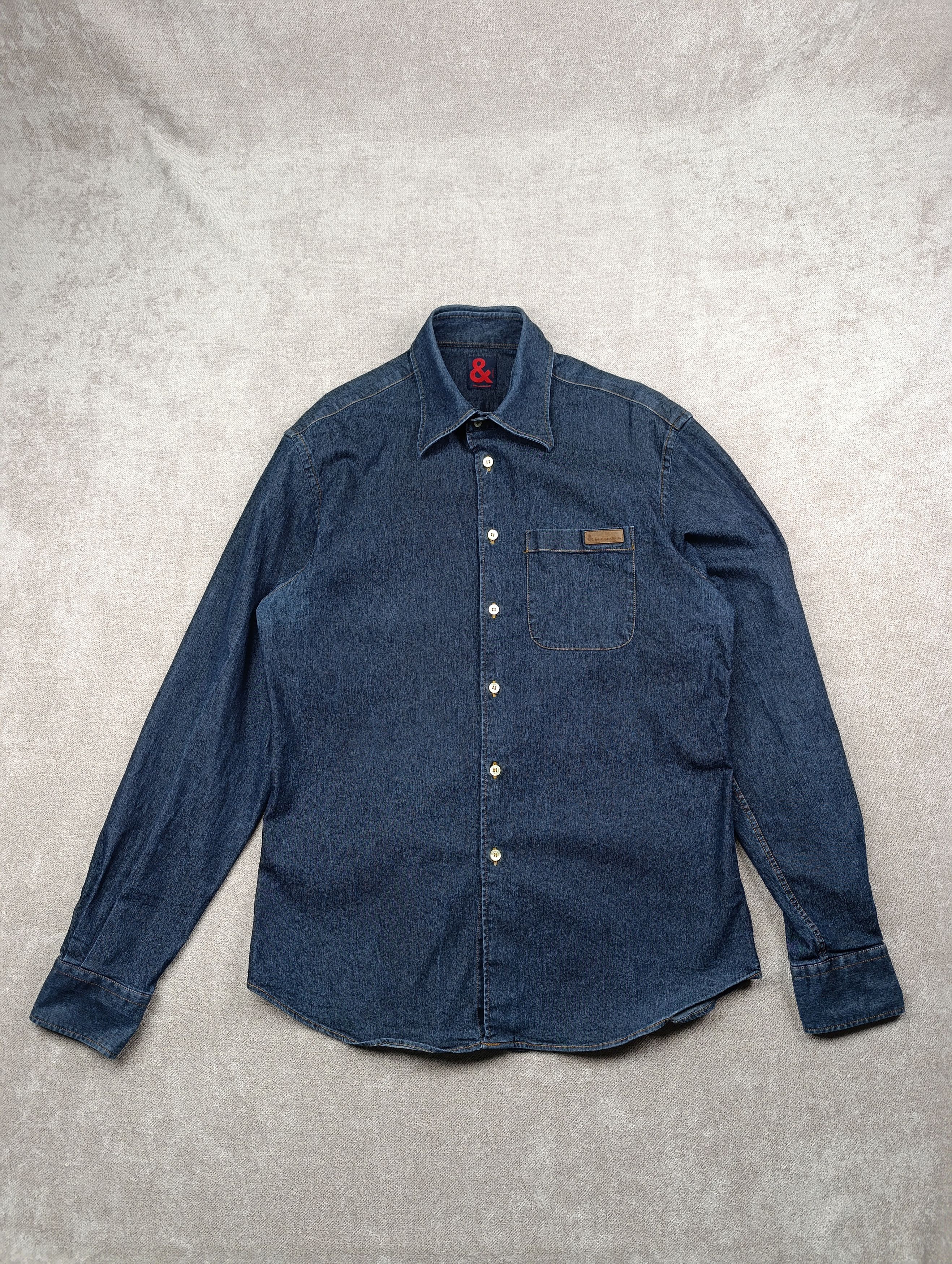 Dolce & Gabbana Dolce Gabbana Mens Denim Stretch Shirt Size 52 Size US L / EU 52-54 / 3 - 1 Thumbnail
