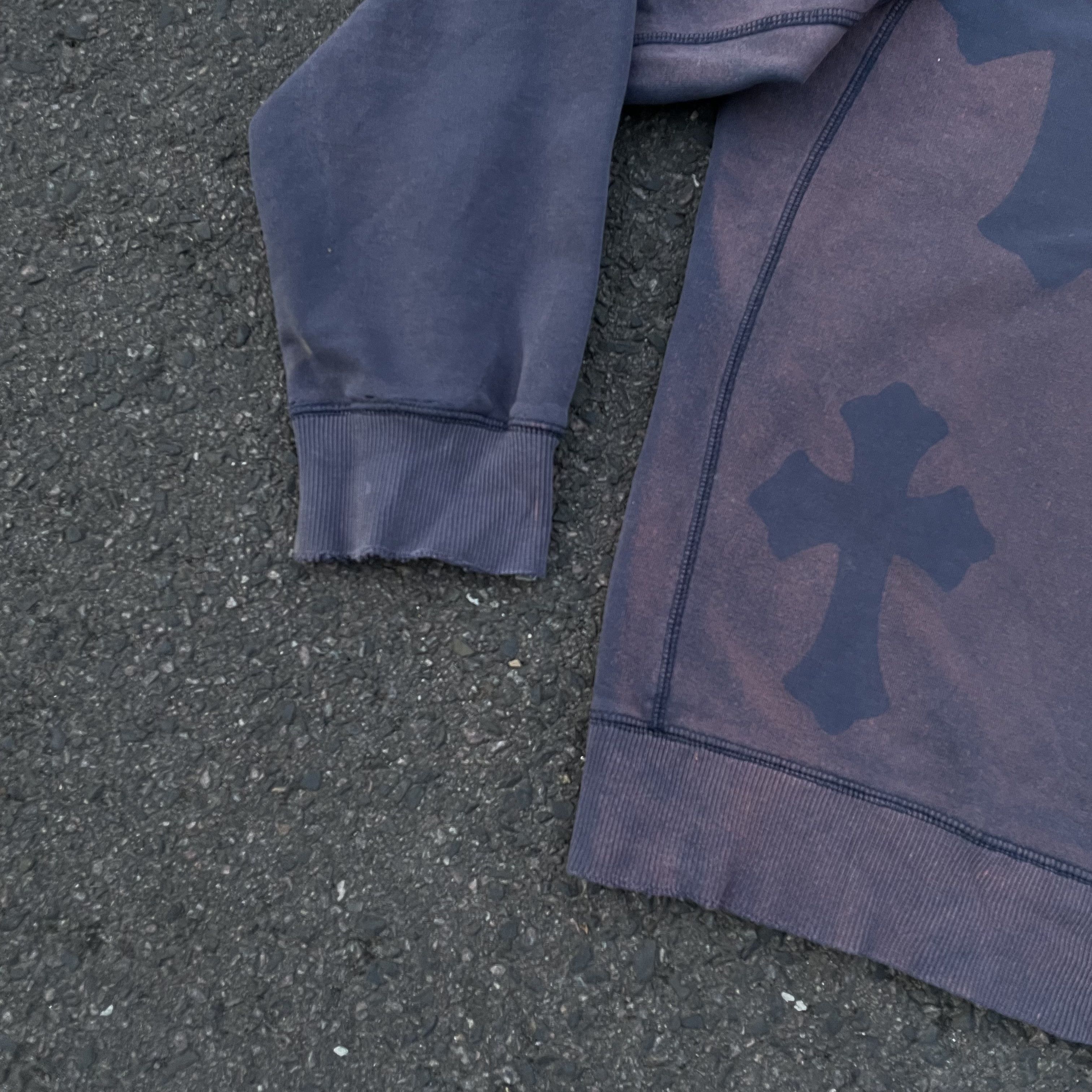 Nike Vintage Custom Nike Cross Graphic Sweatshirt Grunge faded Size US L / EU 52-54 / 3 - 3 Thumbnail