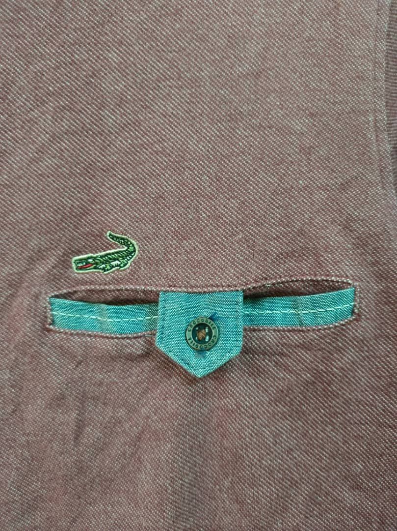 Japanese Brand × Vintage Vintage Crocodile Original Denim Style Button Up Tee Shirt Size US M / EU 48-50 / 2 - 5 Thumbnail