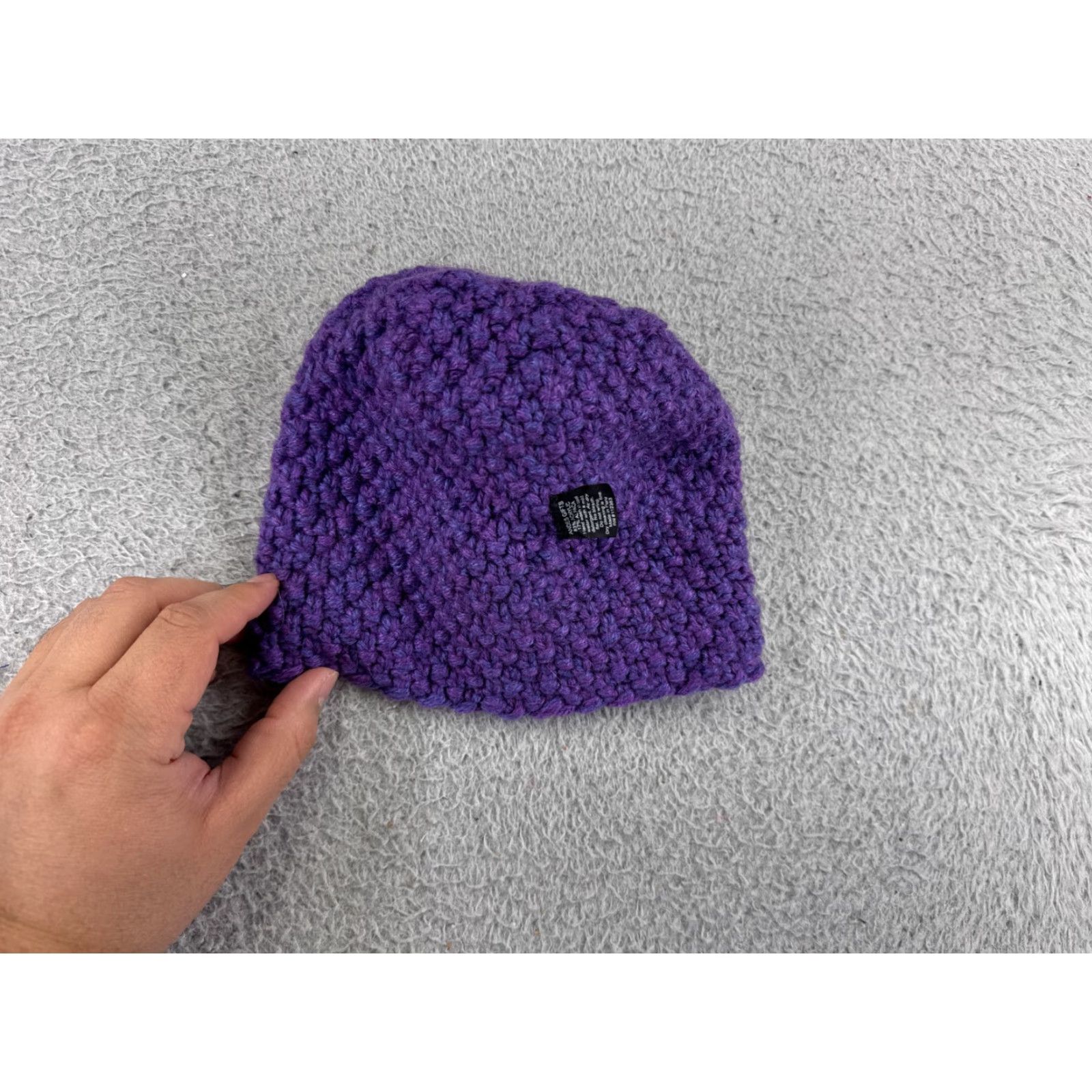 Vintage Andes Gifts Beanie Adult One Size Purple Monster Face Alpaca Blend Hat/Cap Unisex Adults Beanie Purple Monster Alpine Knit Logo 90s? Size ONE SIZE - 3 Thumbnail