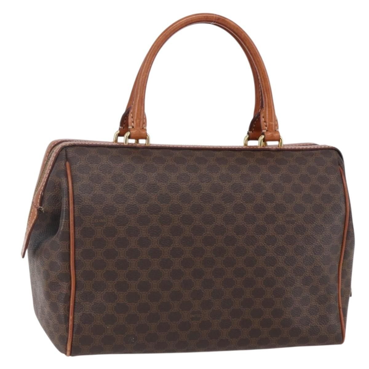 Celine Celine Vintage Duffle Bag Canvas and Leather Size ONE SIZE - 1 Thumbnail