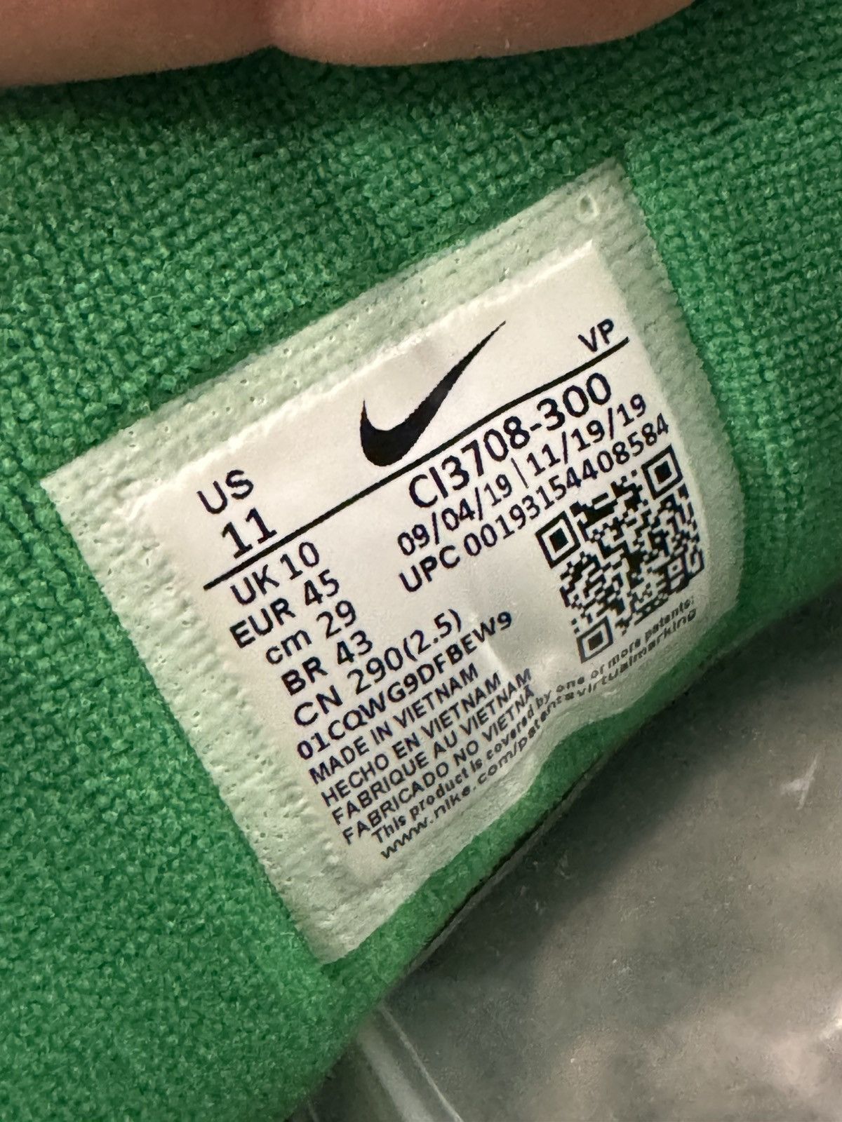 Nike Nike Air Max 97 QS Olympic Rings Green Size 11 Size US 11 / EU 44 - 7 Thumbnail