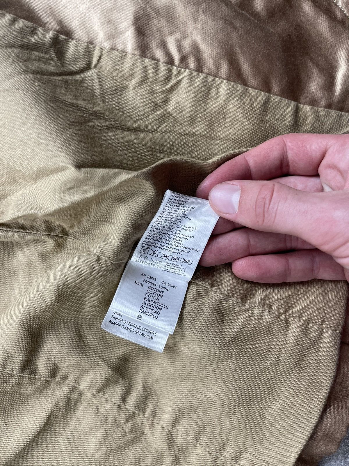 Diesel × Vintage Diesel Embroidered Satin Blazer Jacket “PAIR” Gold Size L / US 10 / IT 46 - 14 Thumbnail