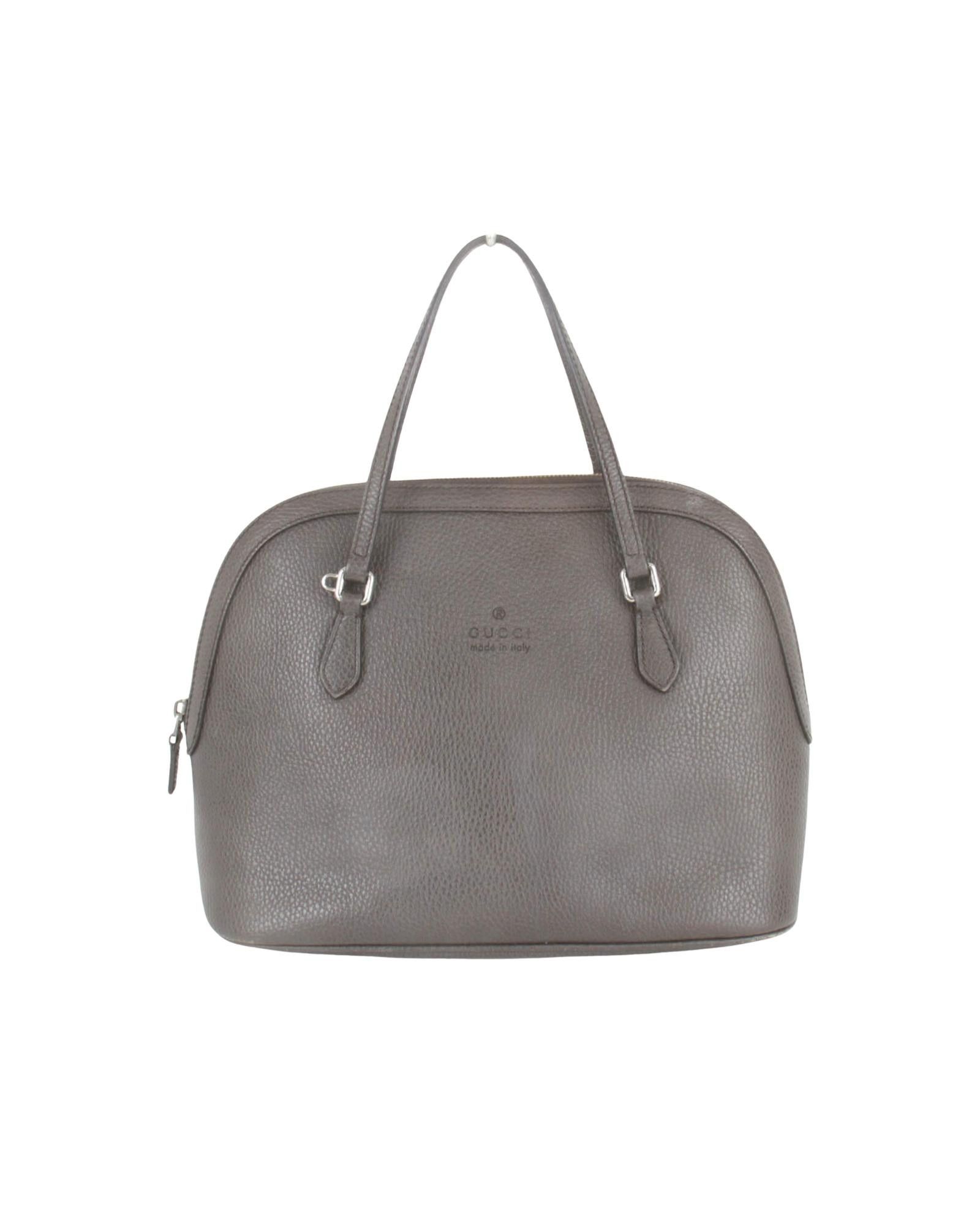 image of Gucci Grey Leather Practical Bag, Women's