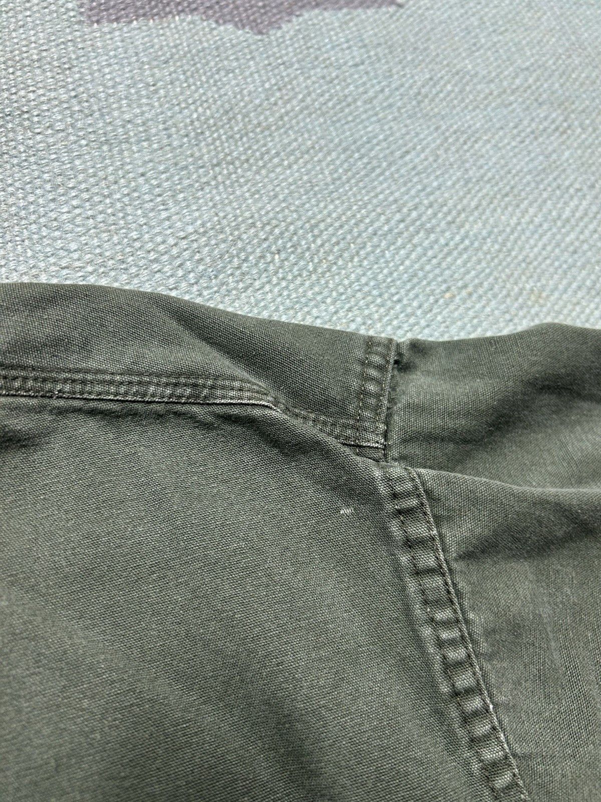 Vintage Vtg cabelas button shirt canvas cotton army green XL tall Size US XL / EU 56 / 4 - 5 Thumbnail