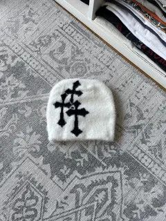 Japanese Brand Chiharu x Kanno Cross Beanie Hat Size ONE SIZE - 5 Thumbnail