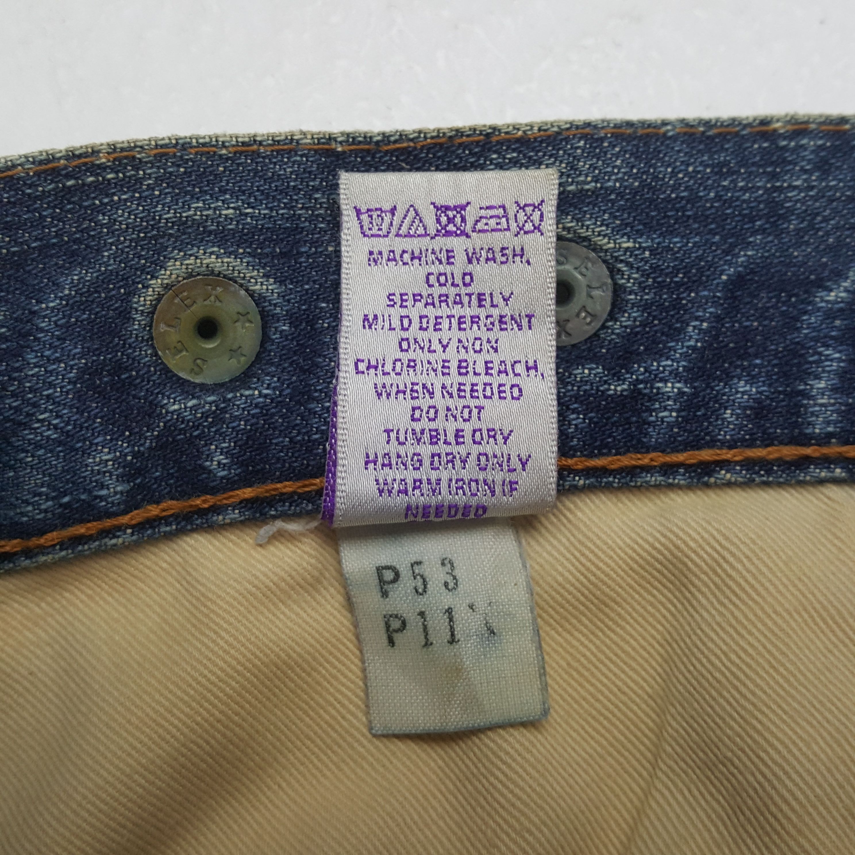 Prps Vintage Prps Japanese Brand Distressed Denim Jeans RR9 Size US 35 - 14 Thumbnail