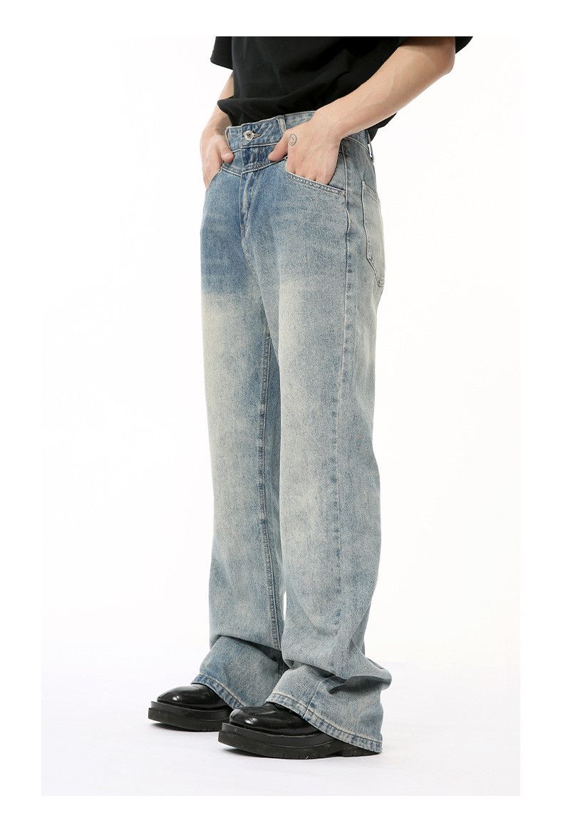 Japanese Brand × Vintage Japanese retro washed patchwork flared jeans Size US 32 / EU 48 - 5 Thumbnail
