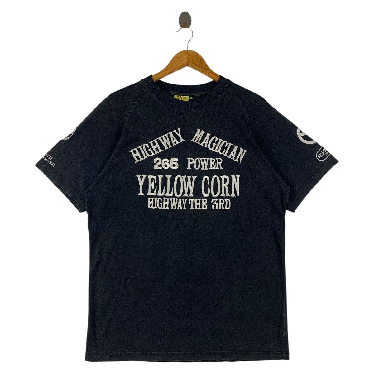 Japanese Brand × YELLOW CORN YELLOW CORN embroidery spellout racing tee Size US L / EU 52-54 / 3 - 1 Thumbnail