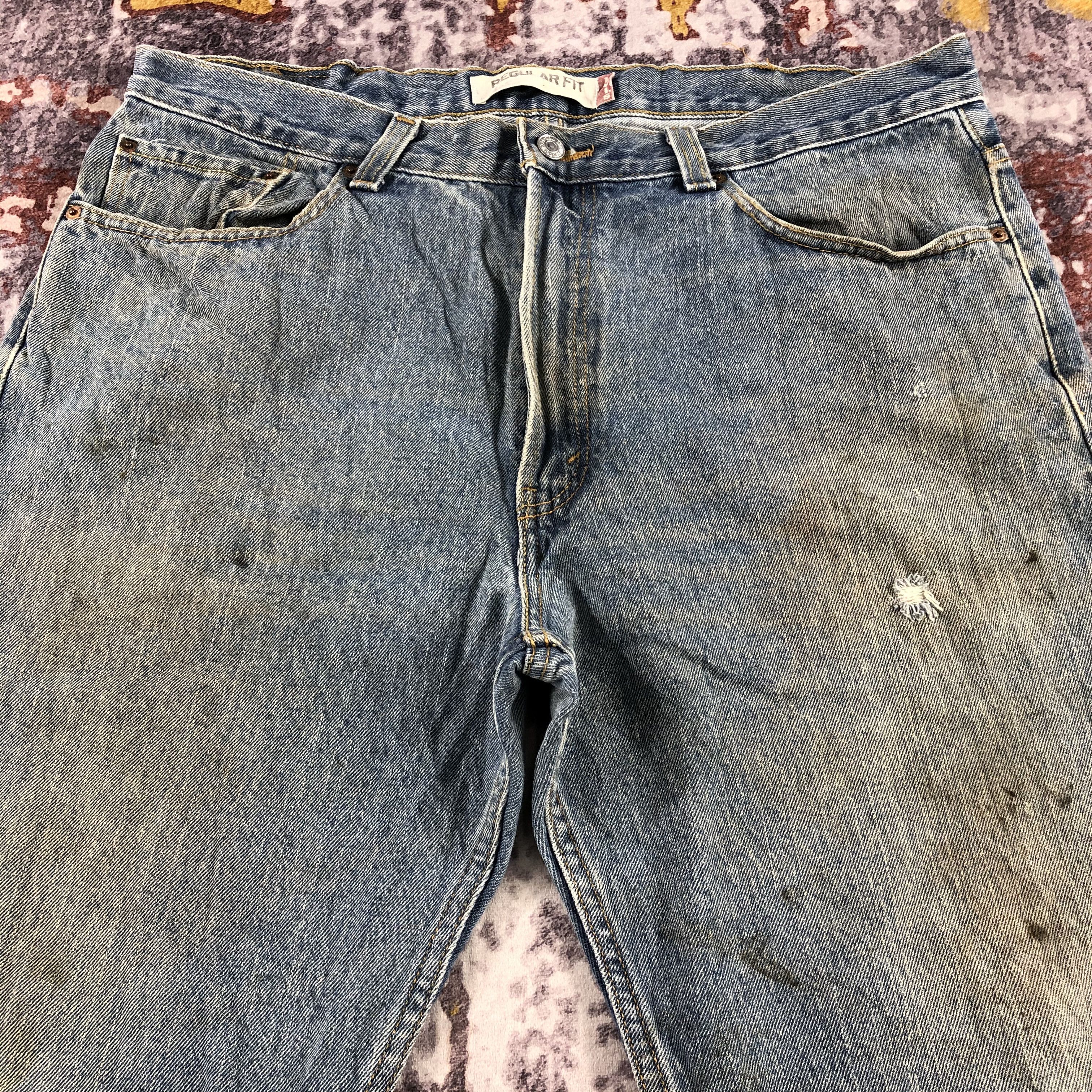 Levi's × Vintage Vintage Blue Wash Levis 505 Jeans-JM3011 Size US 39 - 3 Thumbnail