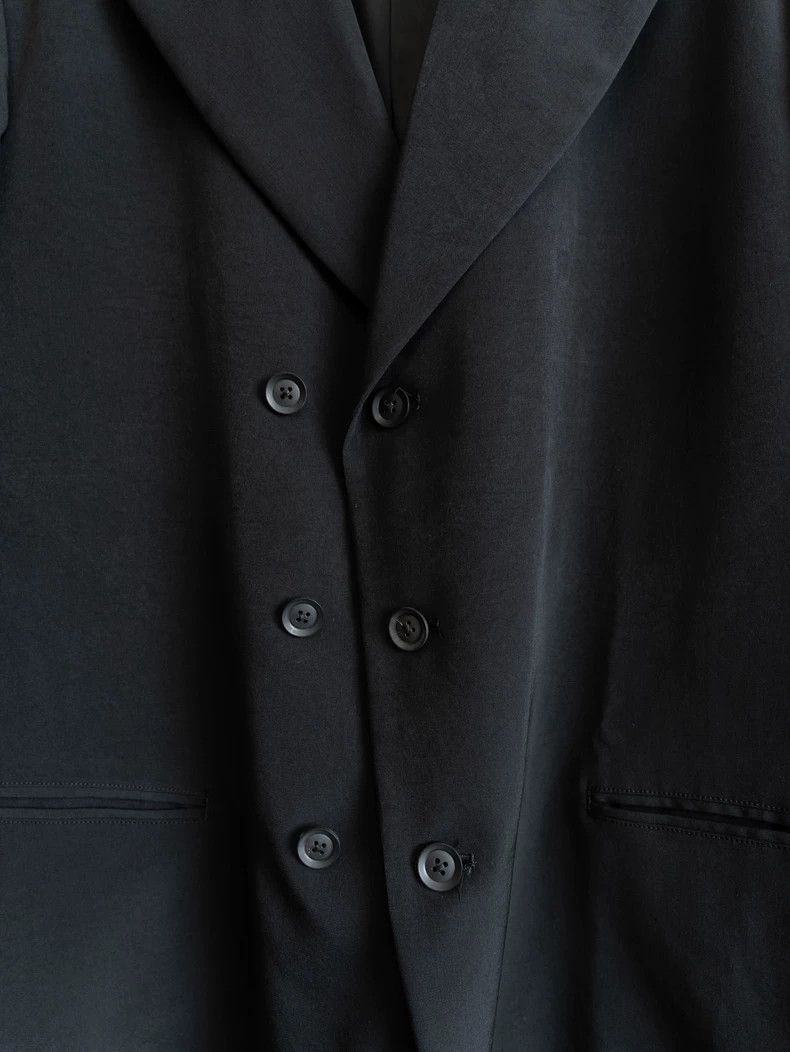Yohji Yamamoto Yohji Yamamoto size os 24SS Double-breasted Triacetate Jack Size US M / EU 48-50 / 2 - 8 Thumbnail