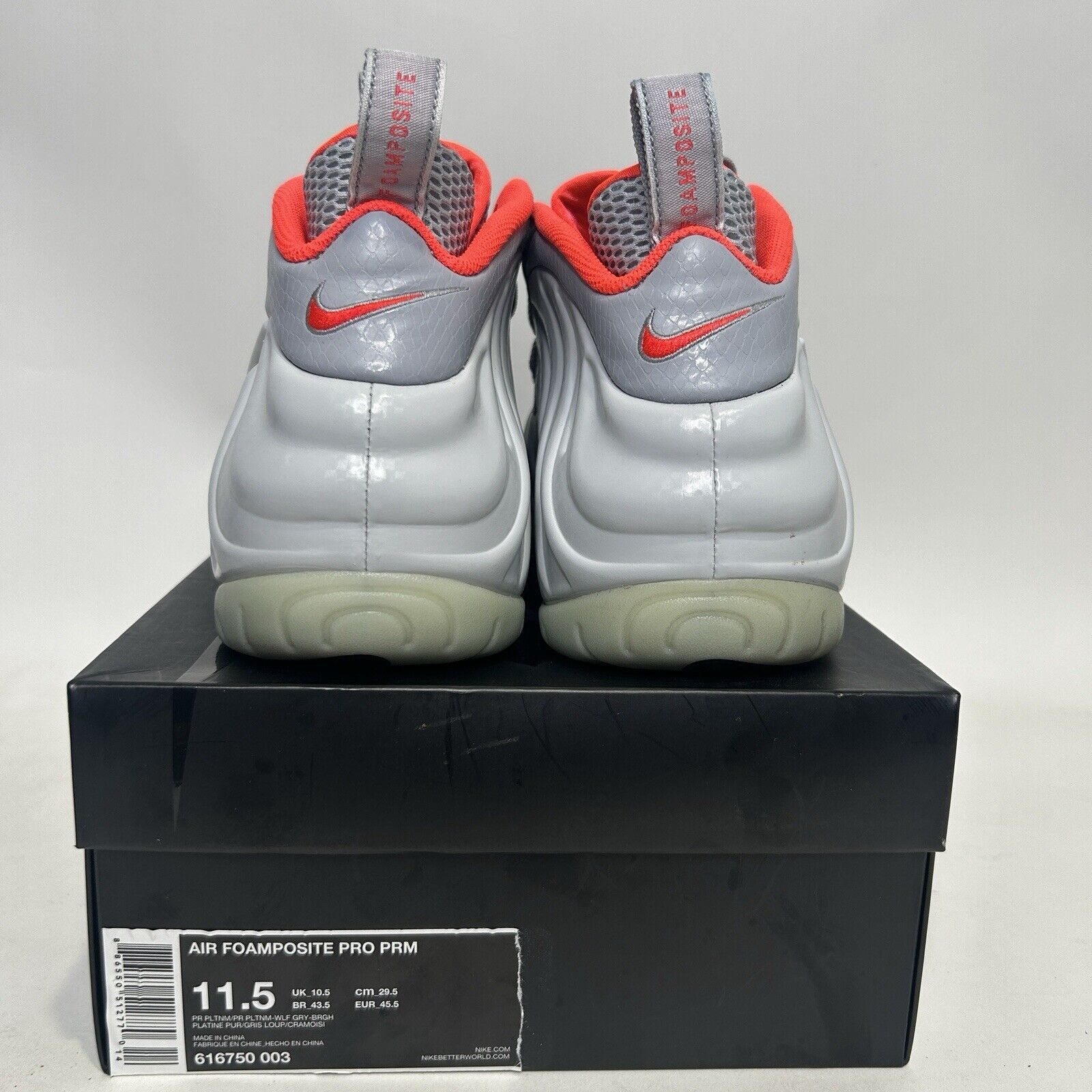 Nike Nike Air Foamposite Pro Premium “Pure Platinum” 2024 Size US 11.5 / EU 44-45 - 5 Thumbnail