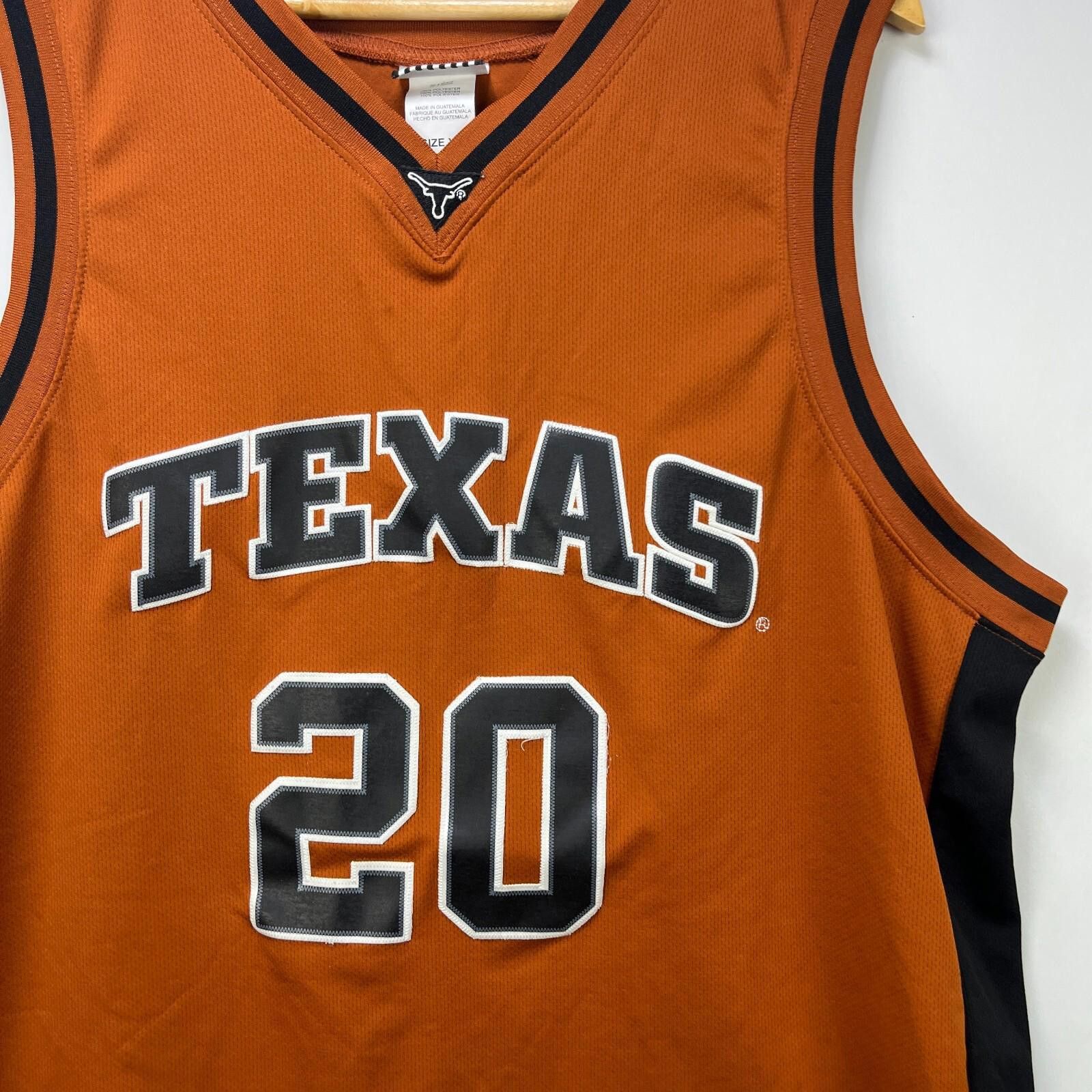 Other Vintage Texas Longhorns Basketball Jersey Number 20 XL Size ONE SIZE - 2 Thumbnail