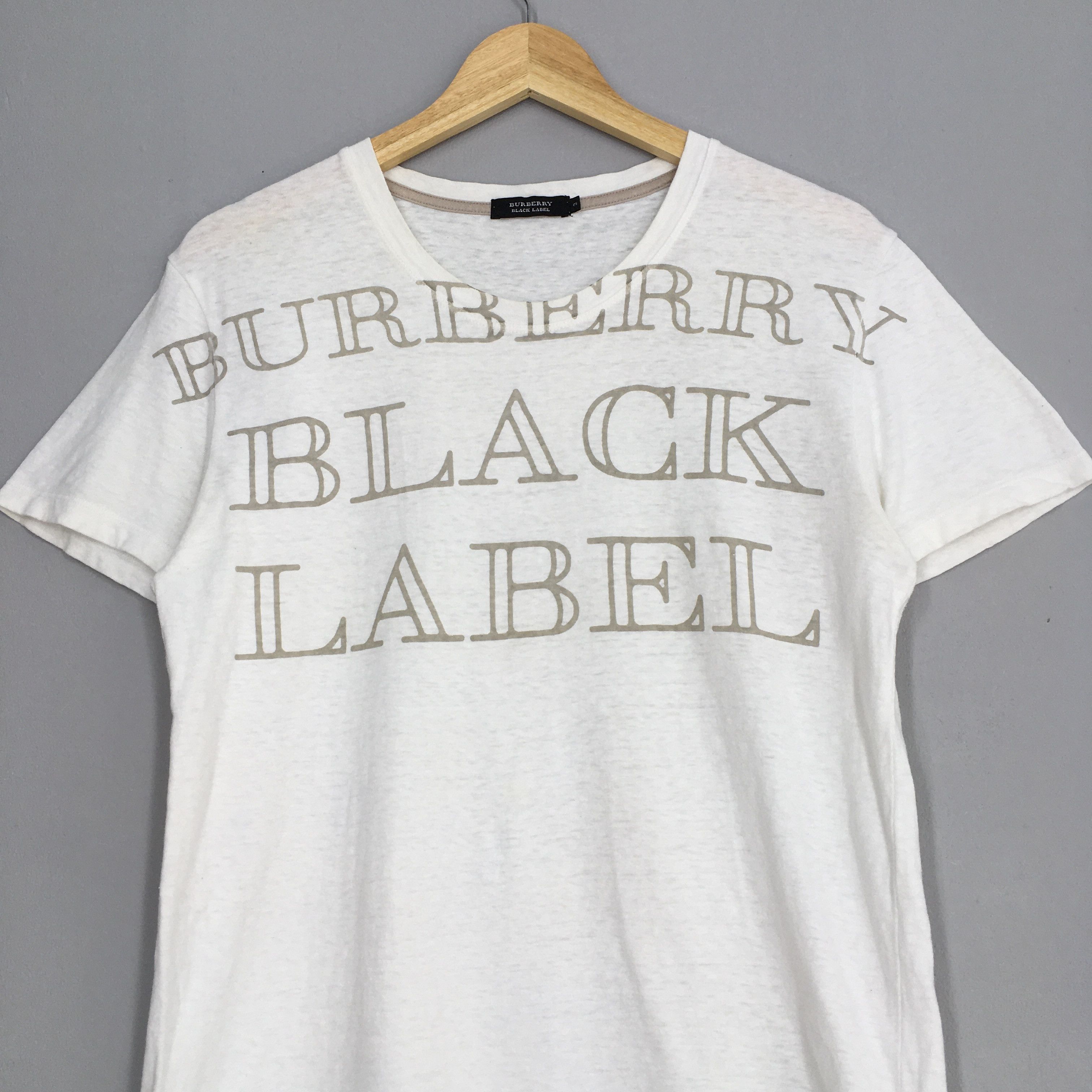 Burberry Vintage Burberrys Black Label Spell Out Tshirt Small Size US S / EU 44-46 / 1 - 2 Thumbnail