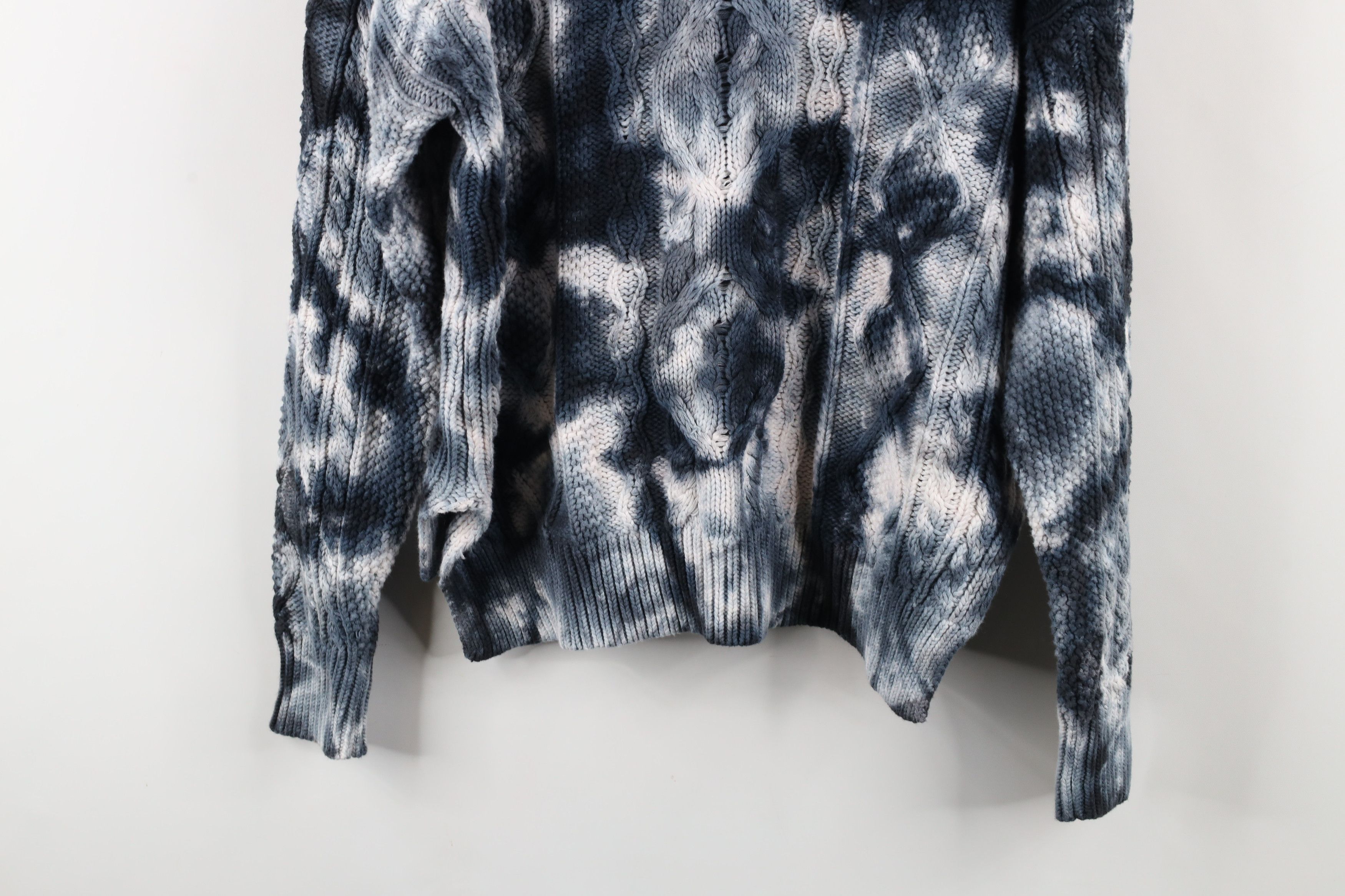 Anthropologie × Vintage Anthropologie Pilcro Chunky Cable Knit Fisherman Sweater Size M / US 6-8 / IT 42-44 - 13 Thumbnail