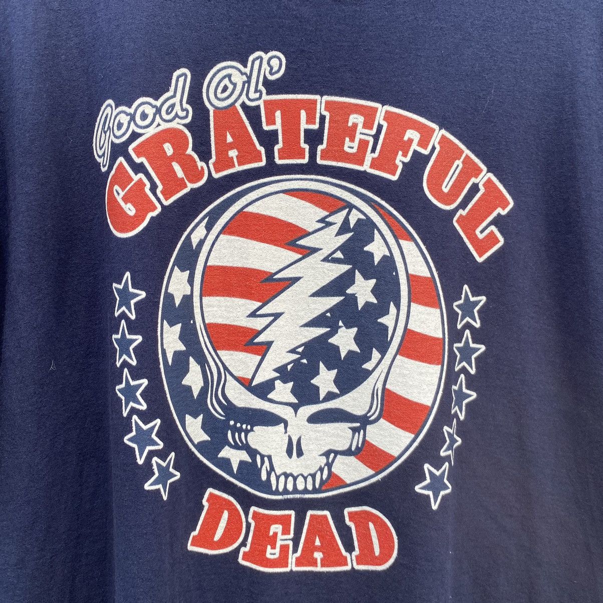 Grateful Dead Vintage Y2K Grateful Dead Skull ERD GRUNGE THRASHED TEE Size US XL / EU 56 / 4 - 2 Thumbnail