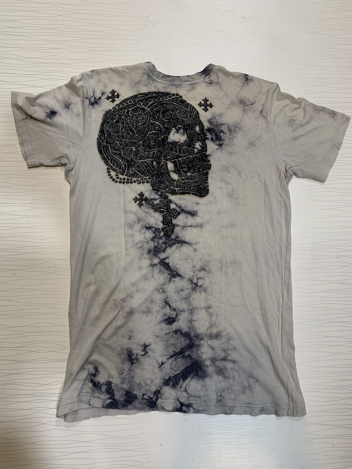 Japanese Brand Buckaroo Gothic Tie Dye Graphic Tee 💀 Size US L / EU 52-54 / 3 - 5 Thumbnail