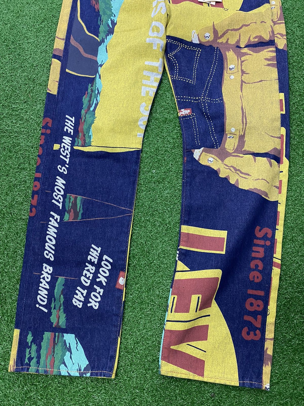 Levi's 501 LEVI'S 150th Anniversary Banner Print Denim Size US 34 / EU 50 - 9 Thumbnail