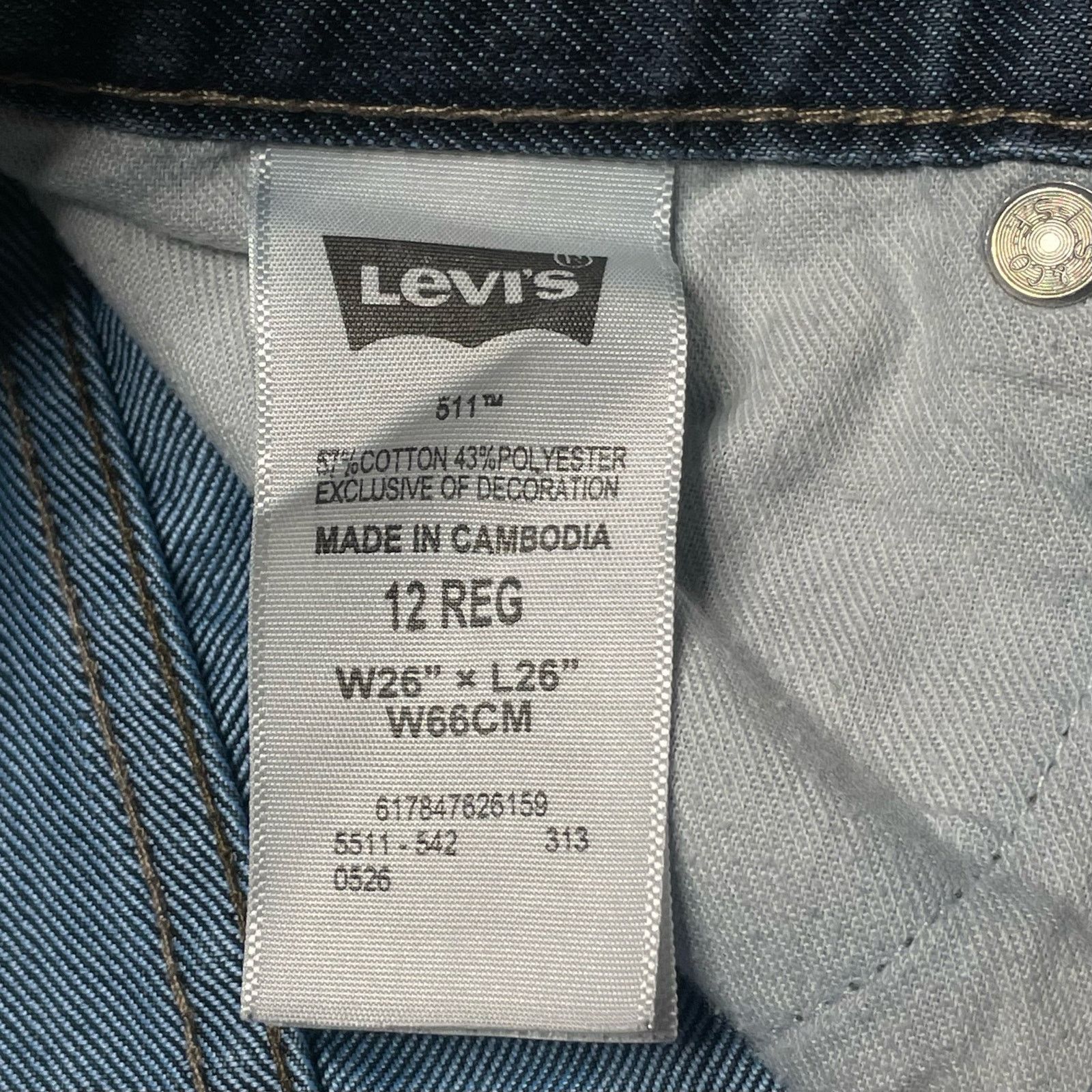 Levi's Levi's 511 Slim Jeans Size 34" / US 12 / IT 48 - 4 Thumbnail