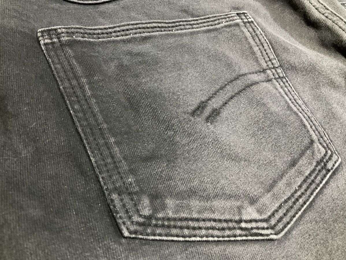 If Six Was Nine × Japanese Brand × Neil Barrett 🔥Archived Neil Barret Black Waxed Denim Zipper Size US 34 / EU 50 - 11 Thumbnail