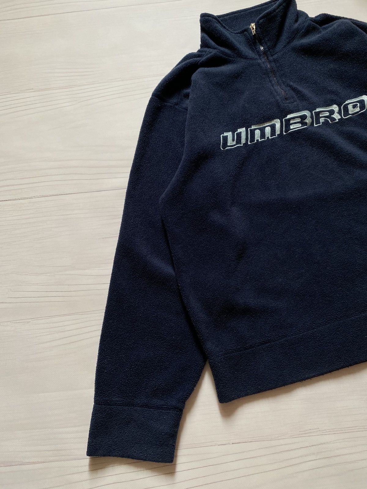 Umbro Vintage 00’s Umbro Embroidered Logo 1/3 zip fleece jacket Size US XL / EU 56 / 4 - 9 Thumbnail