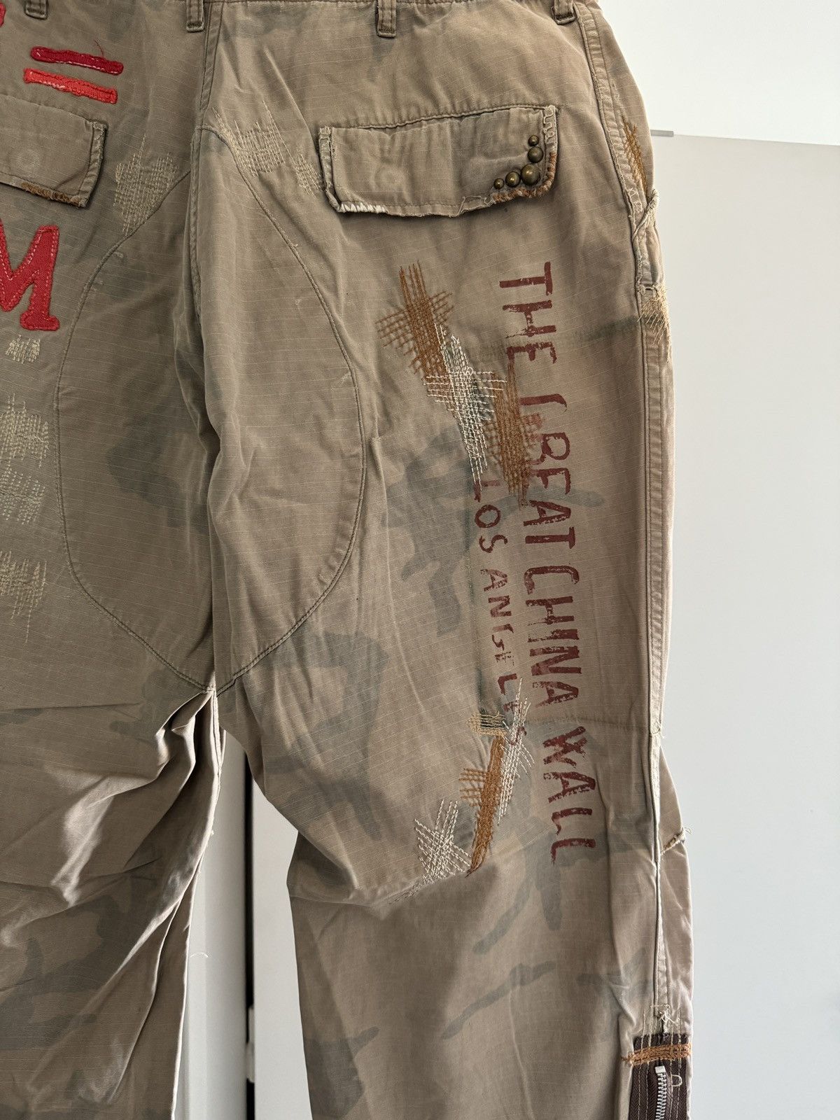 The Great China Wall *RARE* VINTAGE 90s ARCHIVES GREAT CHINA WALL 1/1 CARGO PANTS Size US 32 / EU 48 - 12 Thumbnail