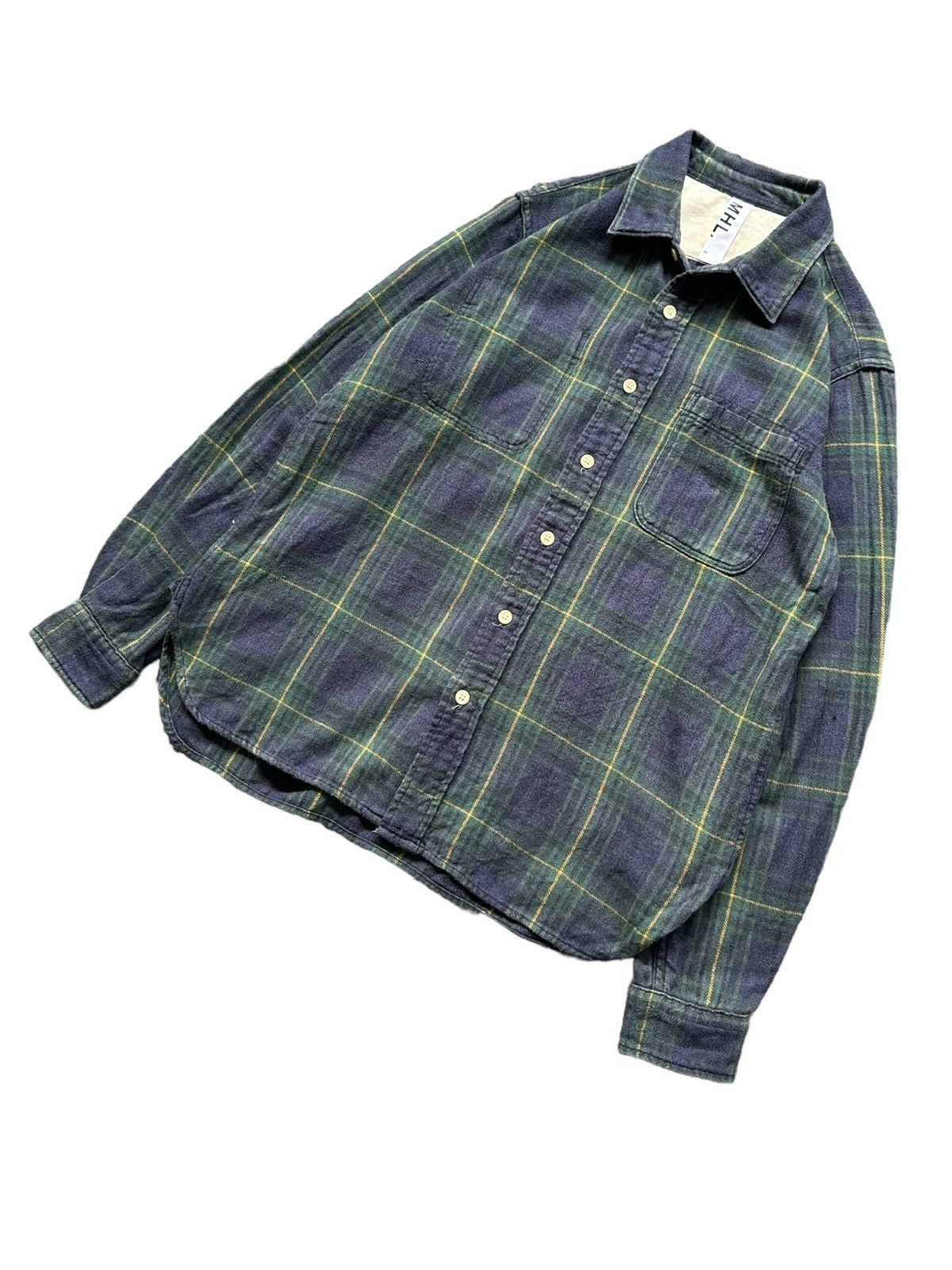 Avant Garde × Margaret Howell FW15 Margaret Howell utility plaid flannel  shirt | Grailed