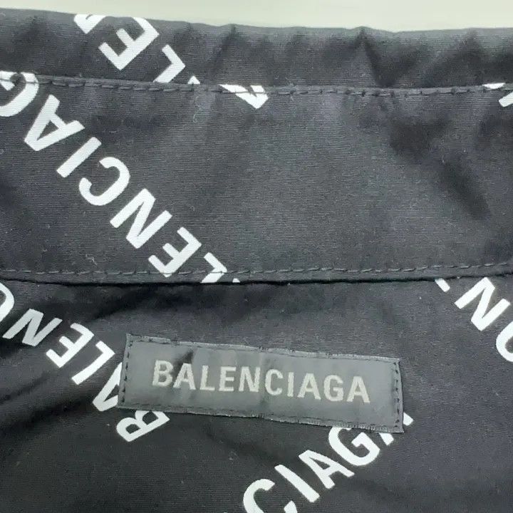 Balenciaga Balenciaga Balenciaga Black Printed Long Sleeve Shirt -250 Size US M / EU 48-50 / 2 - 4 Thumbnail