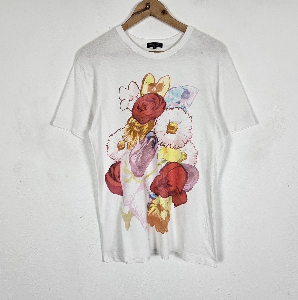 Comme des Garcons Homme Plus Comme des Garcons Homme Plus CDG flower tee shirt Size US S / EU 44-46 / 1 - 2 Thumbnail