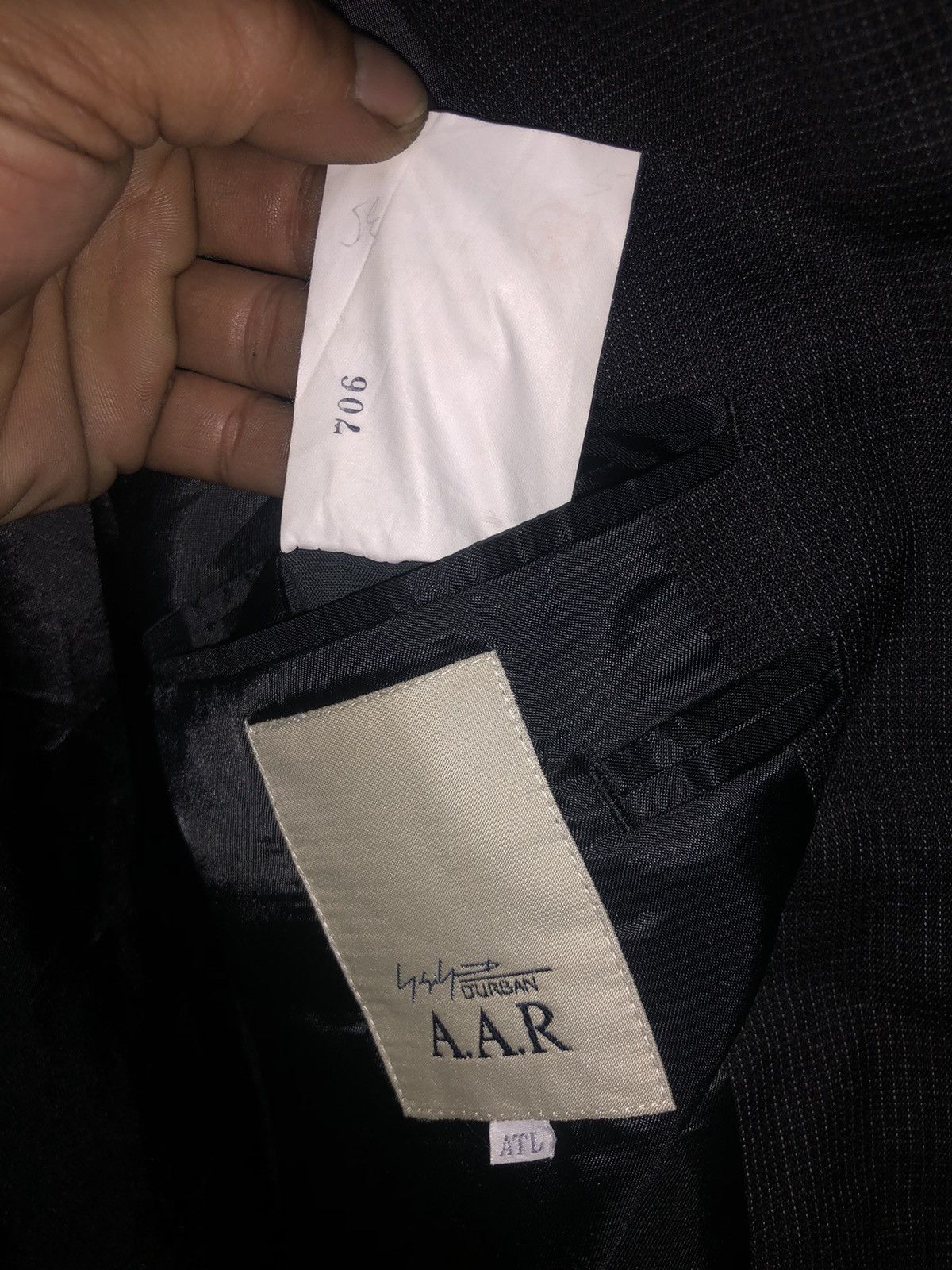 Designer × Yohji Yamamoto Vintage Blazer A.A.R Durban Yohji Yamamoto Size 42L - 9 Thumbnail