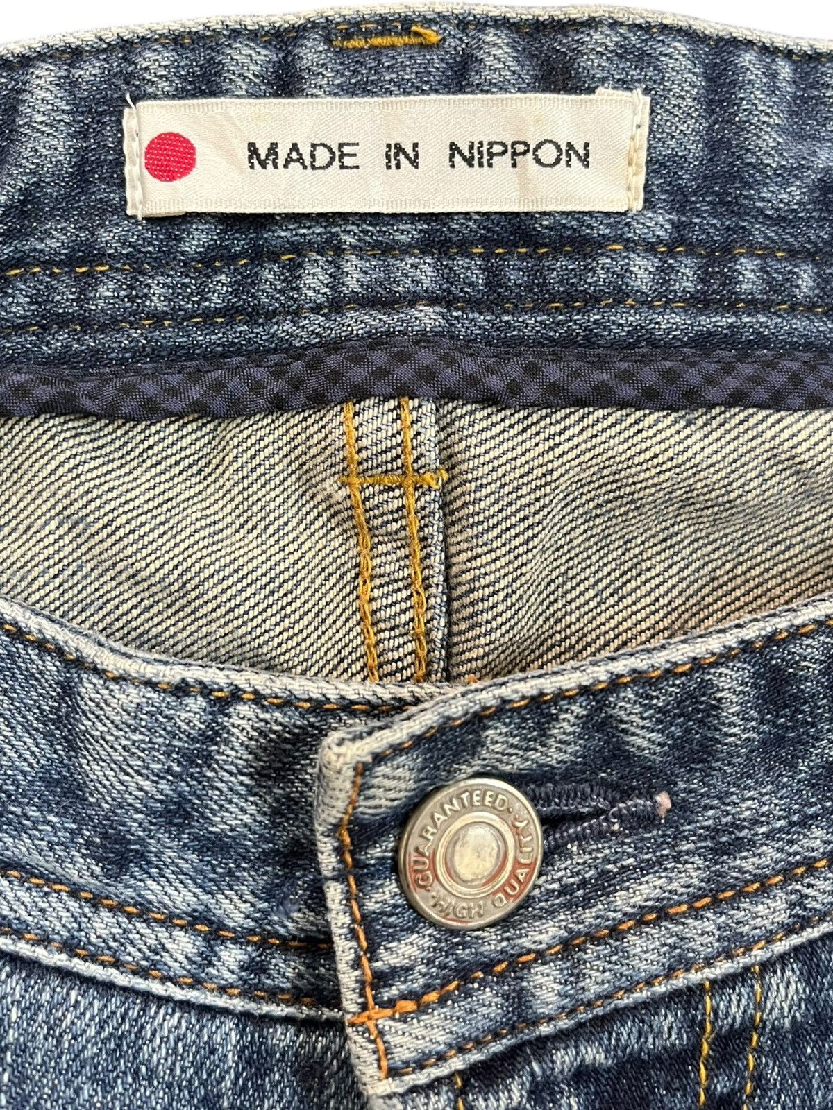 Japanese Brand Vintage Male&co Faded Distressed Denim Size US 36 / EU 52 - 5 Thumbnail