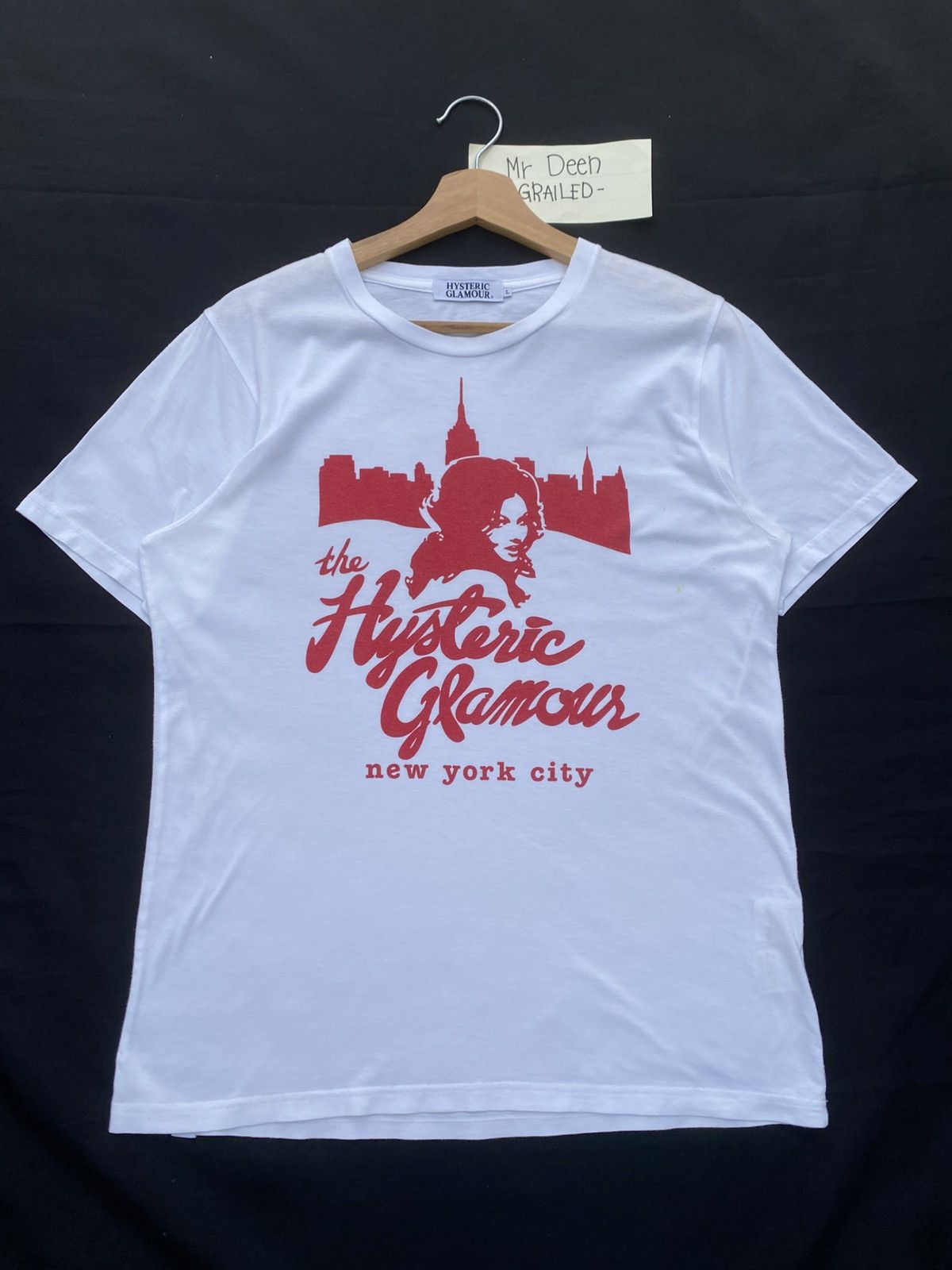 Hysteric Glamour Rare Hysteric Glamour New York City White Tshirt Size US M / EU 48-50 / 2 - 2 Thumbnail