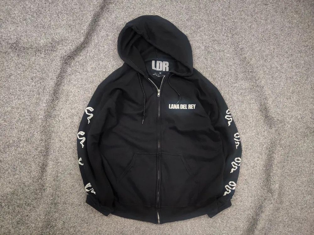 Vintage Lana Del Rey Zip Hoodie Ribbon Sleeves Vintage Y2K glamour Size US M / EU 48-50 / 2 - 1 Thumbnail