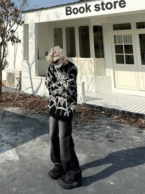Other Ayukawa x Ayase Spider Web Sweater Pullover y2k Size US L / EU 52-54 / 3 - 4 Thumbnail