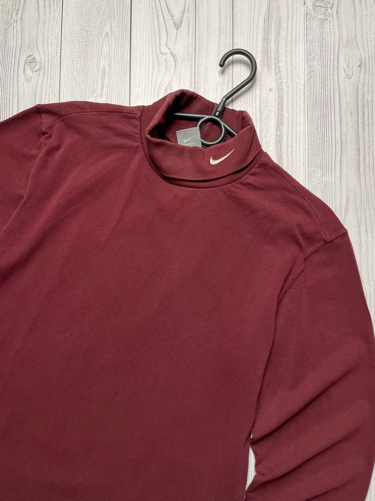 Nike Nike turtleneck vintage long sleeve tee size L red Size US L / EU 52-54 / 3 - 2 Thumbnail