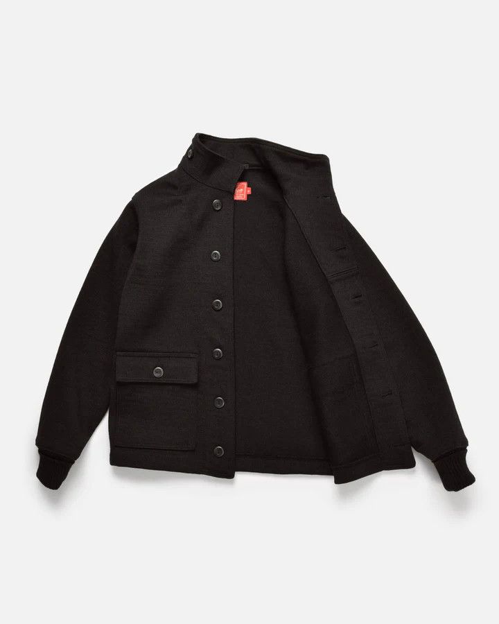 image of Dehen 1920 Submariner Sweater Coat in Black, Men's (Size Medium)