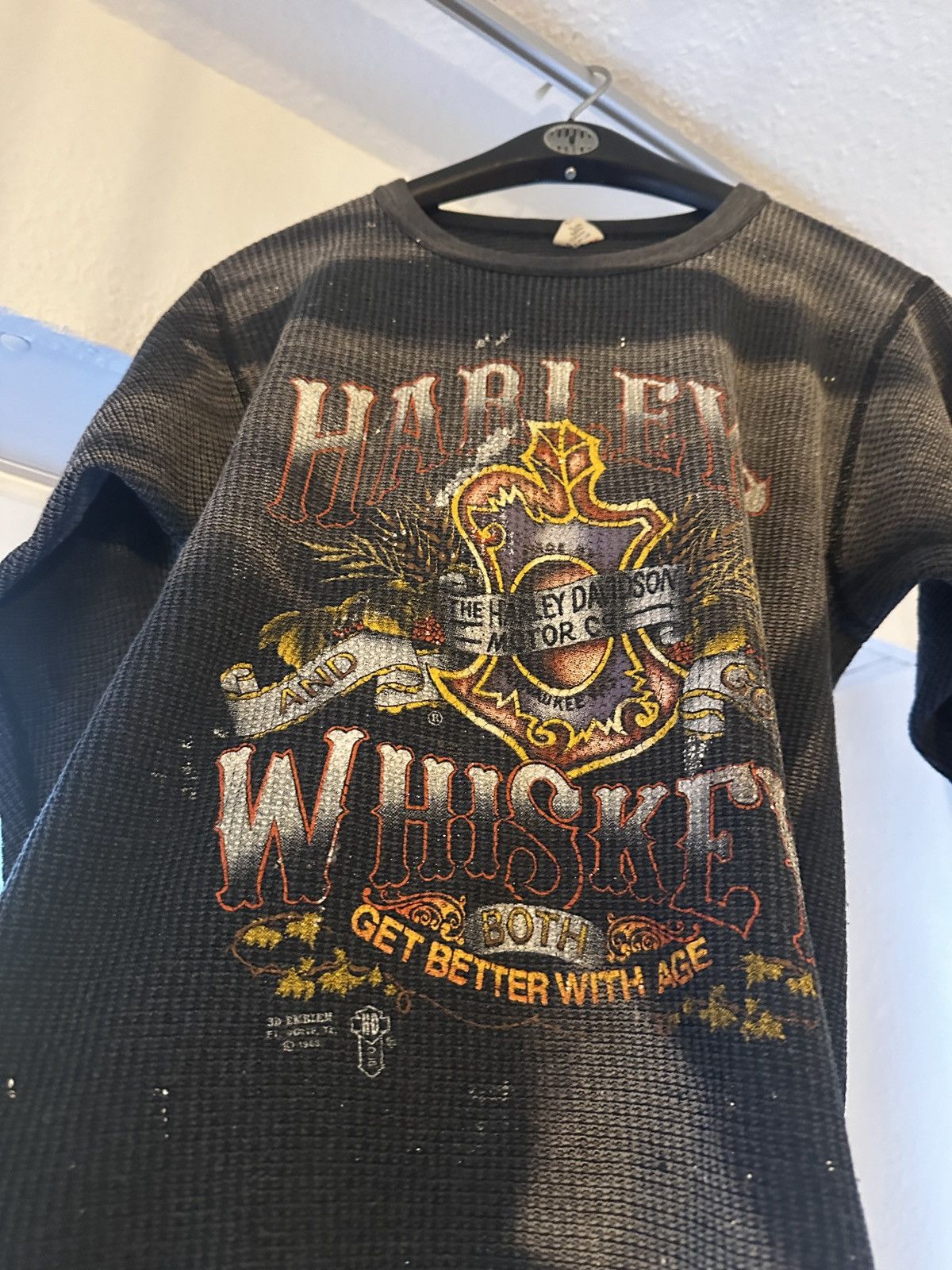 Harley Davidson Harley Davidson Whiskey 3D Emblem 1988 Size S / US 4 / IT 40 - 3 Thumbnail