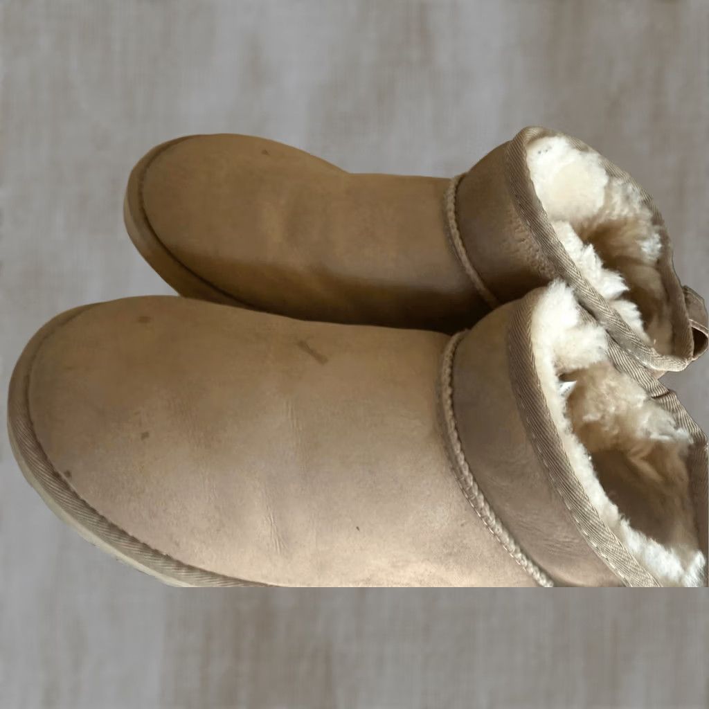 Ugg UGG Womens Suede Classic Ultra Mini Ankle Boot Tan Size 10 Size US 10 / IT 40 - 1 Thumbnail