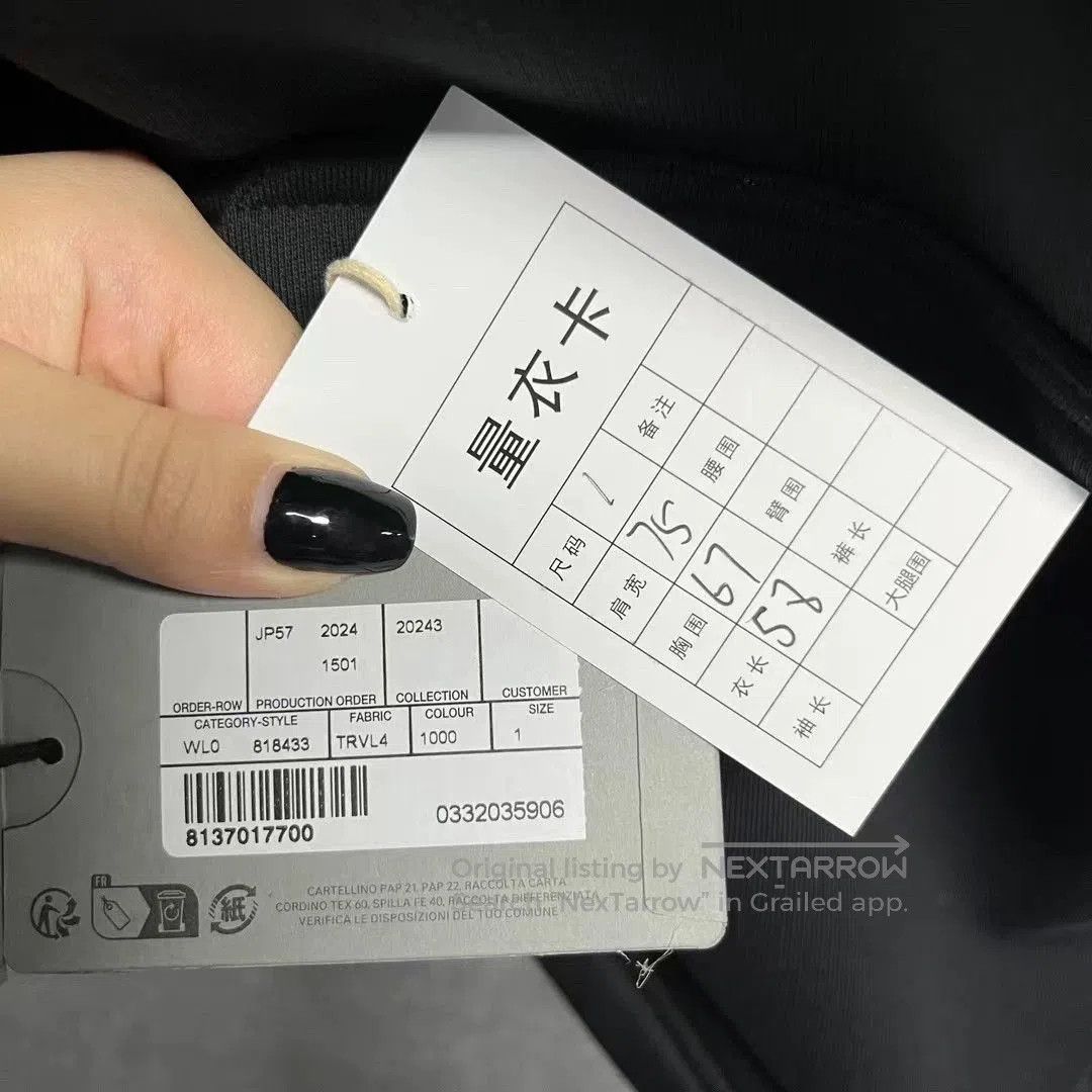 Balenciaga Balenciaga 24 Black Letter Print Cropped Hoodie. Size US M / EU 48-50 / 2 - 6 Thumbnail