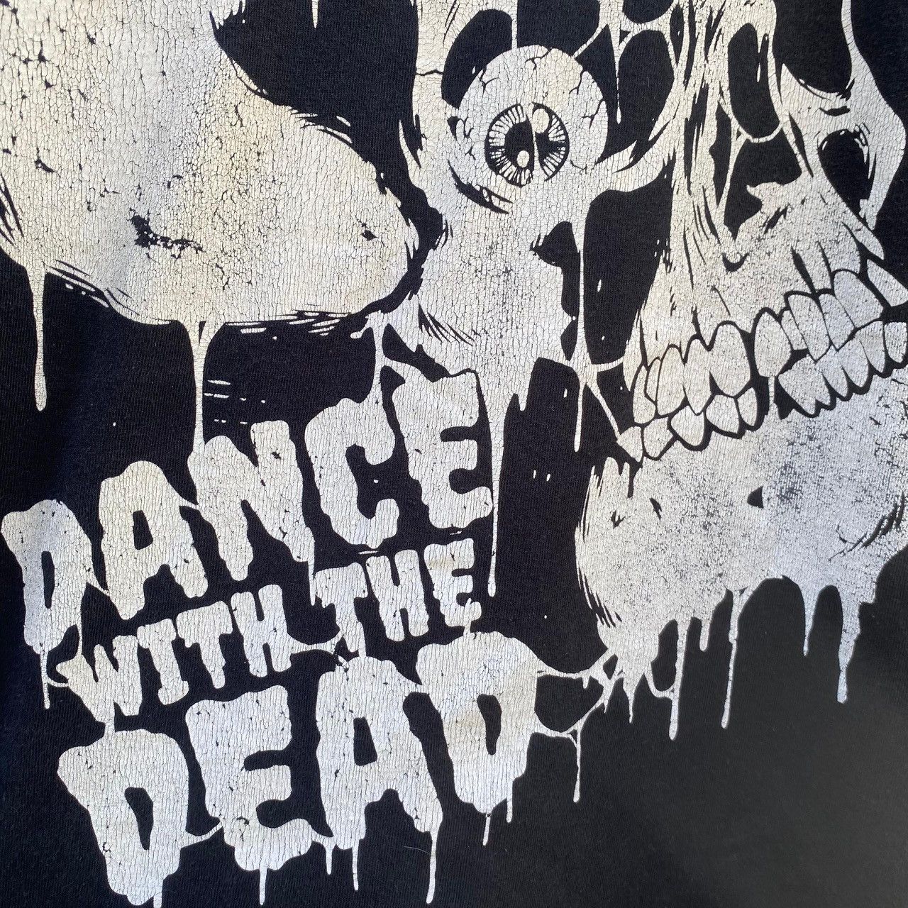Band Tees Thrashed Distressed Dance With The Dead Electronic Duo Tee Size US L / EU 52-54 / 3 - 4 Thumbnail