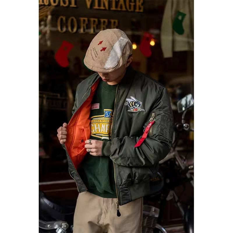 Japanese Brand × Vintage vintage USAFA embroidered bomber. Size US XL / EU 56 / 4 - 9 Thumbnail